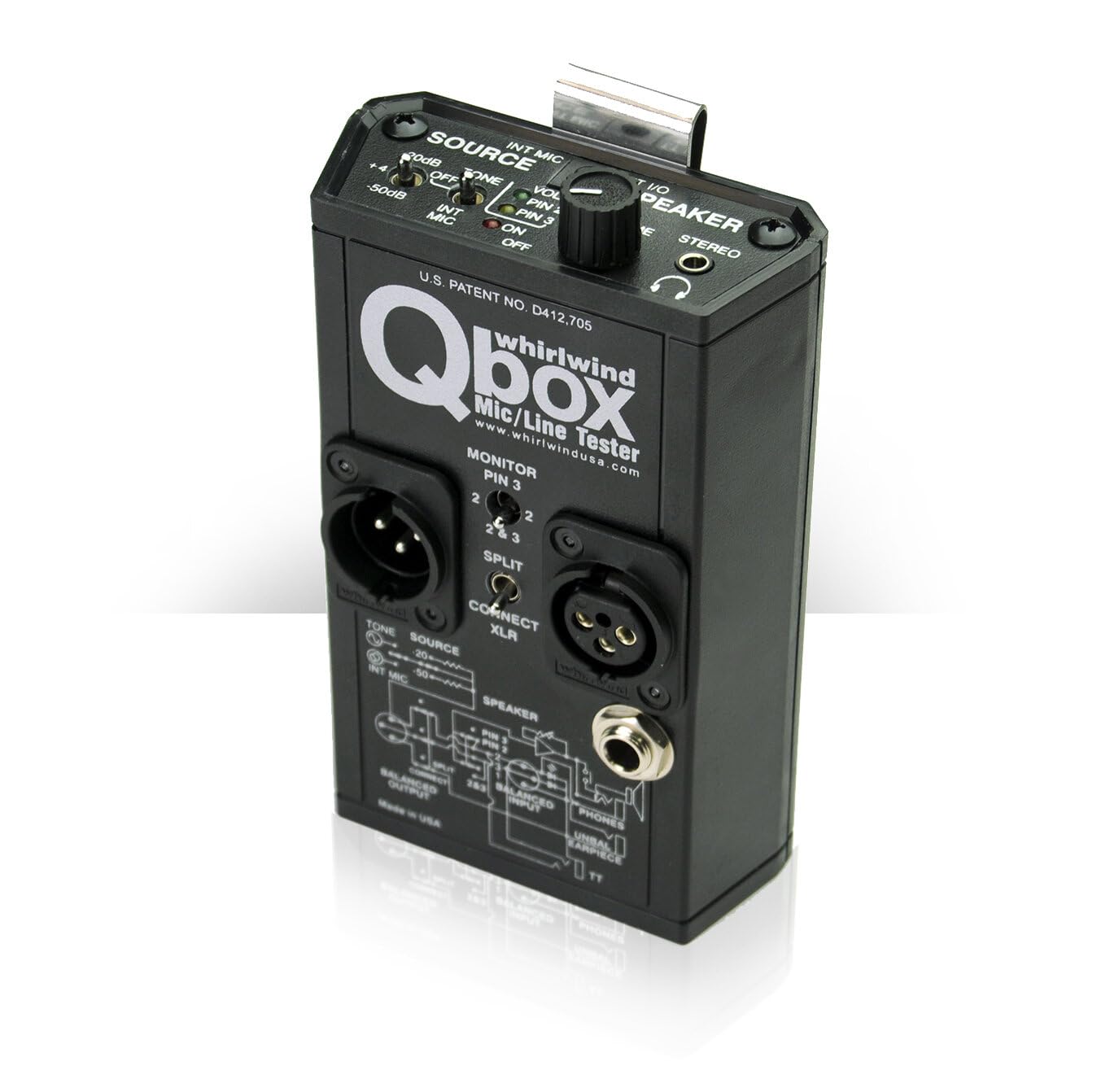 Amazon.com: Whirlwind Qbox Audio Line Tester/Cable/Test Tone